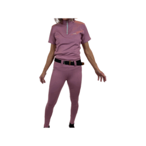 teQ Mesh Panel Short Sleeve Top